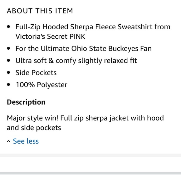 PINK Buckeyes Sherpa - Picture 4 of 13